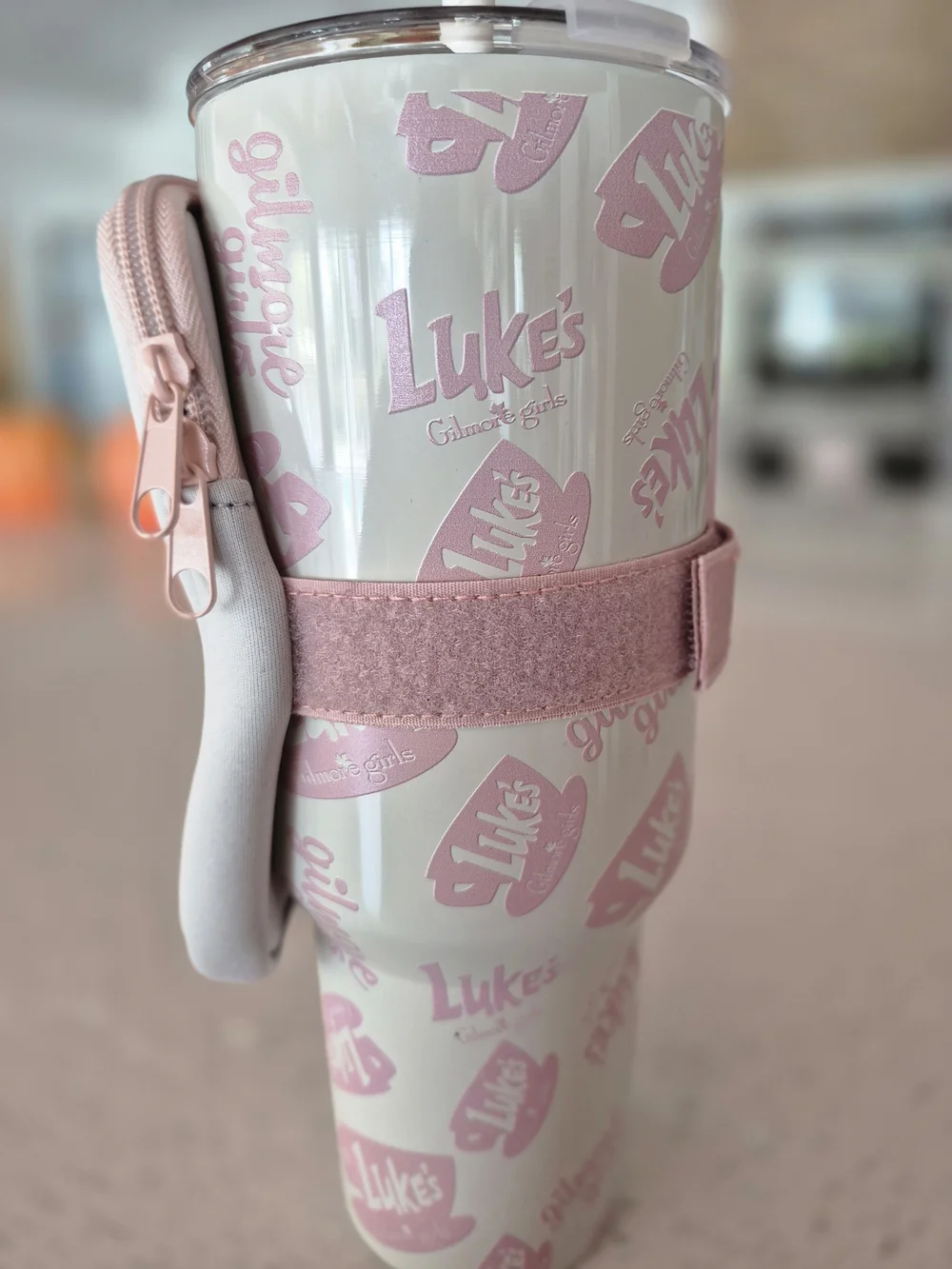 Gilmore Girls Pink Lukes Tumbler